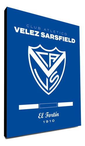 Cuadro Velez Sarsfield 30x40 Cm