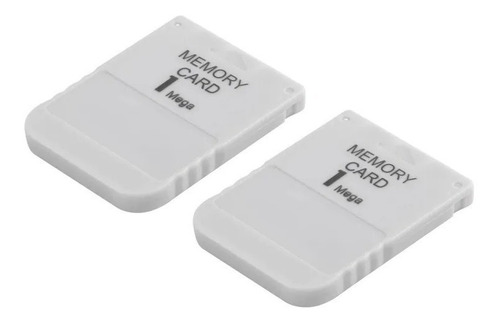 Kit 2 Memory Cards 1 Mb Psone Playstation Ps1 Novo