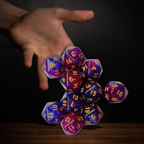 Jja 3 Dados Poliédricos D20 Para Juegos De Rol Ktv, Juego De