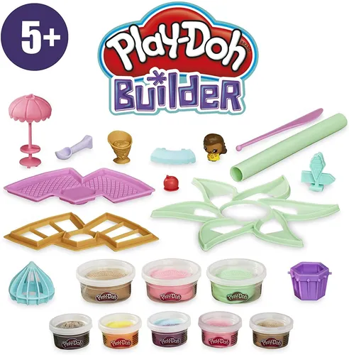Jugar Doh Builder Hele Crek Stand Etey Kit De Construcc...