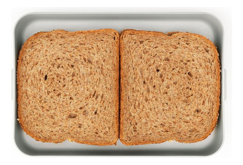 Contenedor Para Almuerzo Make & Take Plano Light Grey