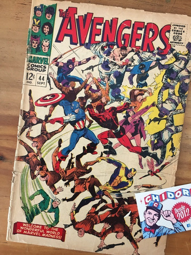 Comic - Avengers #44 1st Ptg 1967 Stan Lee John Buscema