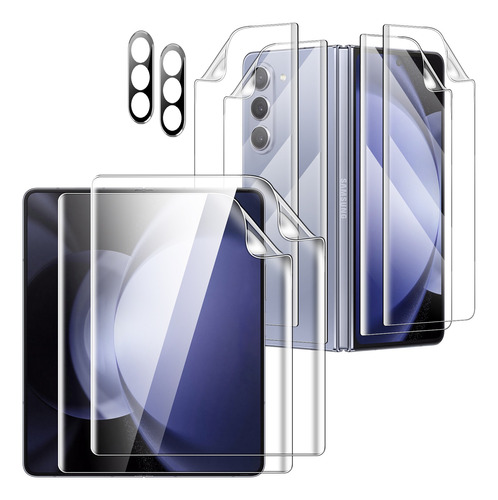 2kit Micas Protectoras Hidrogel+ Lent Para Galaxy Z Fold 5
