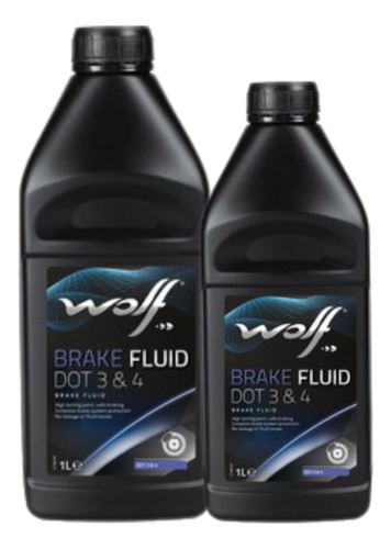 Liga De Frenos Wolf Brake Fluid 3&4 1lts