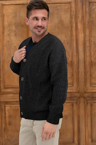 Sueter cardigan para hombre sale