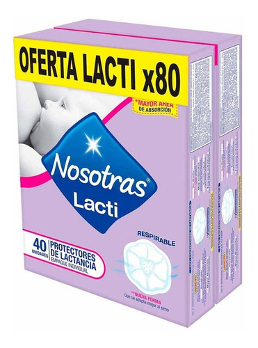 Protector Nosotras Lacti 2 X 40