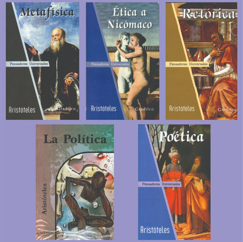 Aristóteles Lote X 5 Libro Ética Retórica Política Filosofía