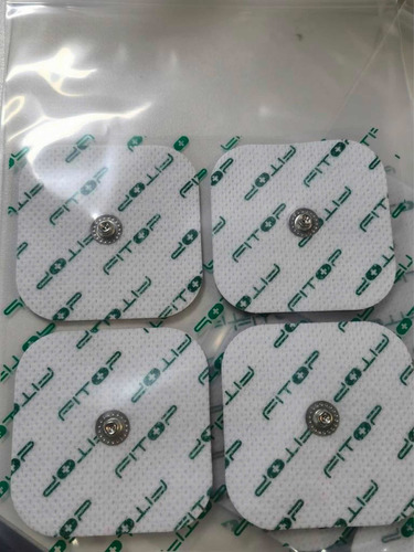 20 Electrodos Compatibles Compex 5x5 Single Snap Envíogratis