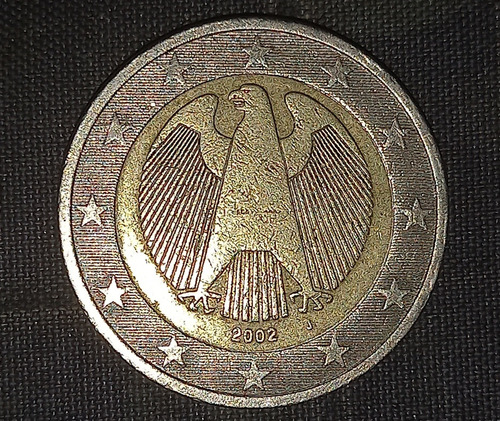 Moneda De 2 Euros Año 2002, Serie J