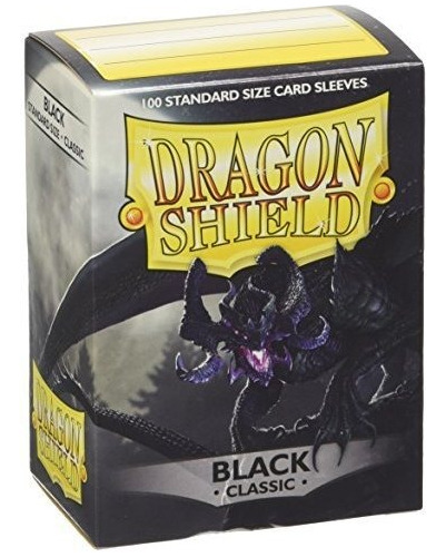 Protector Cartas Dragon Shield Sleeves Classic Black (100)