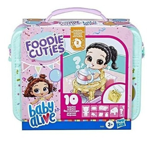 Baby Alive Foodie Cuties Muñeca Con 10 Sorpresas 