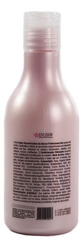 Shampoo 1l E Condicionador De Reconstrução 300ml Linha Super
