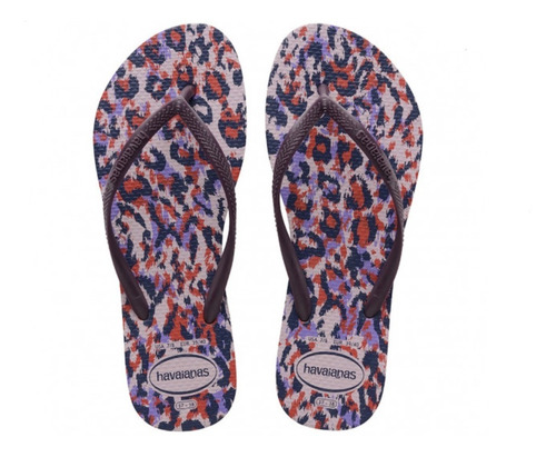 Havaianas Slim Animals Lilás Nevoa - Original - Promoção