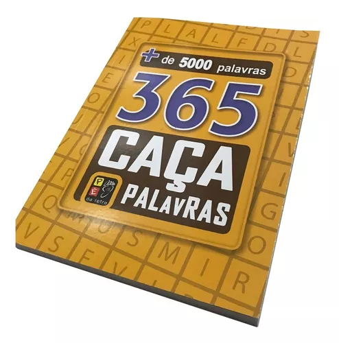 Kit 3 Livros, 365 Caça Palavras - Pé da Letra