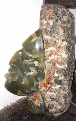 Adorno, Cara Tallada En Onix (Usado)