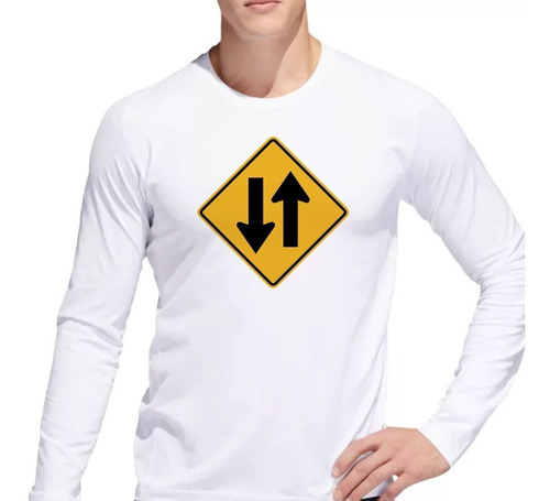 Remera De Hombre Señal Doble Via Ml