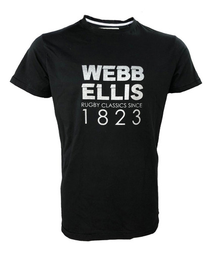 Remera Algodón Since 1823 Negra - Webb Ellis