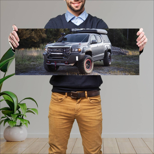 Cuadro 30x80cm Auto 2021 Gmc Canyon At4 Ovrlandx 52