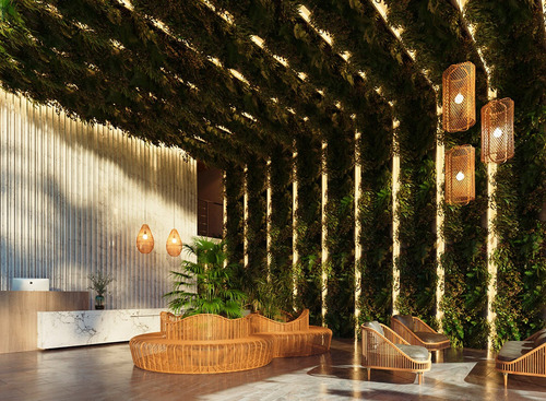 Departamento En Venta En Playa Del Carmen, Quintana Roo, The Leaf, Estilo Vanguardista
