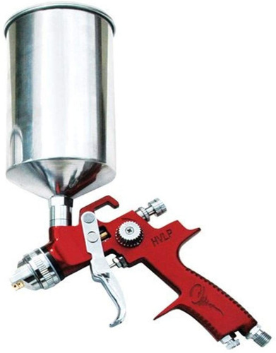 6901 1 4mm Hvlp Top Coat Spray Pistol Rojo