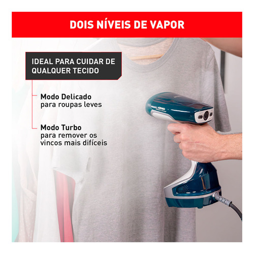 Vaporizador De Roupas Arno Steam Power Com 1460w De Potência
