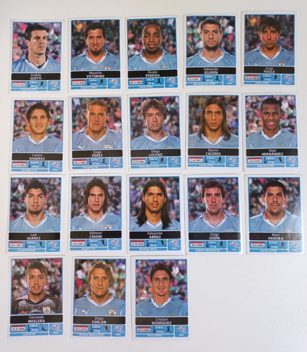 Lote 18 Figuritas Diferentes Uruguay Copa America 2011