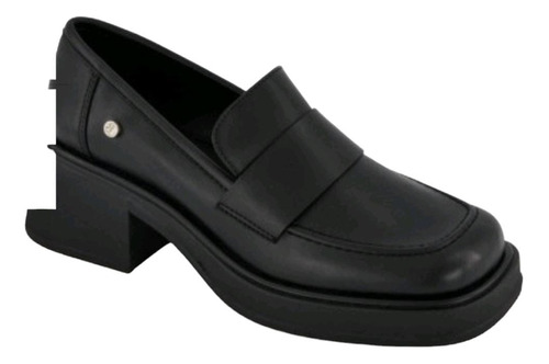 Zapato Dama Altura 6.5c Sintetico Negro 336-5366 Andrea