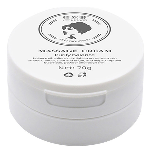 Crema De Masaje De Belleza Exfoliante Con Carbón Facial C