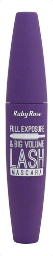 Máscara para cílios Ruby Rose Full Exposure & Big Volume 9ml cor preto
