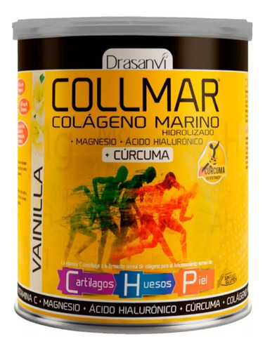 Collmar Colageno Marino,magnesio, Acido Hialuronico,vit C