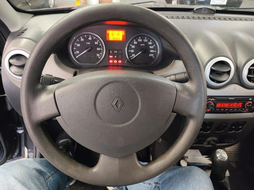 Imagem 11 de 11 de Sandero Expression 1.0 Flex 16v 2011 Preto Completo Confira
