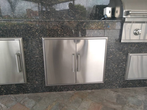 Puertas Empotradas Para Gabinetes Parrileras De Acero Inox