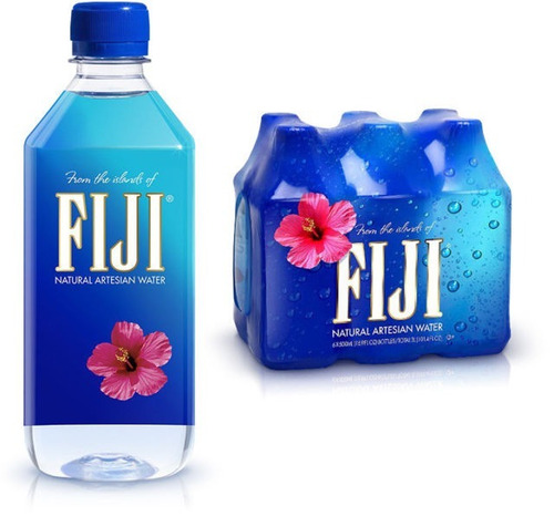 Agua Fiji Natural E Artesanal Pack C/6 Original Importada