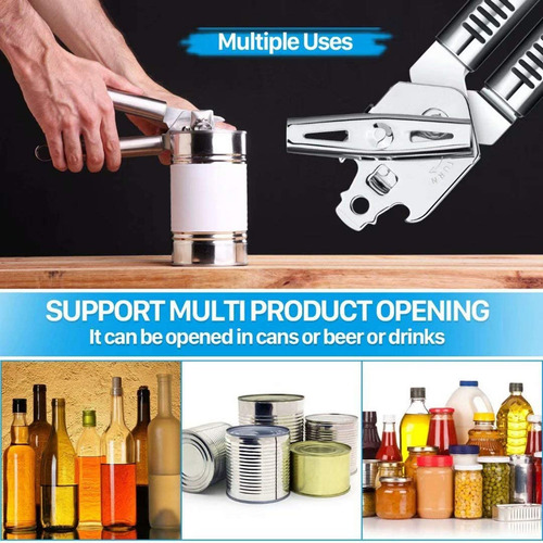 Abridor De Latas Manual T Multi Stainless Steel Abridor De G