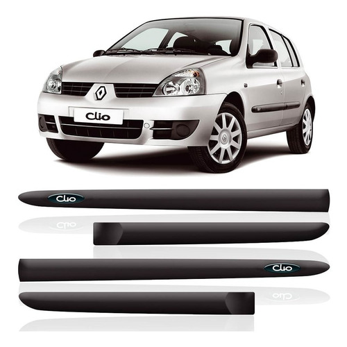 Jogo Friso Lateral Clio 2000 A 2011 4 Portas Personalizado