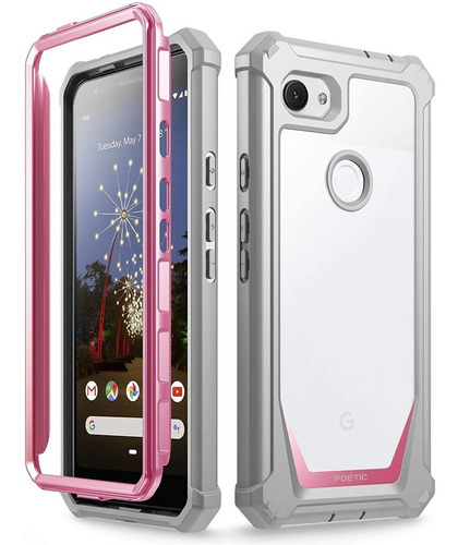 Carcasa Rígida Transparente Google Pixel 3a, Funda Protector