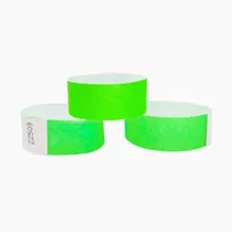 Comprar Pulseras Papel Tyvek 1'' Colores Neon | 1000 Pulseras