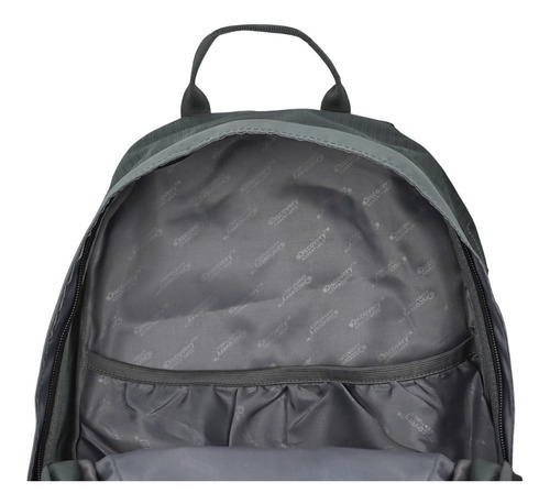 Mochila Mochilero Discovery 40 Litros Mujer Hombre Trekking Color Negro Con Rojo 21615
