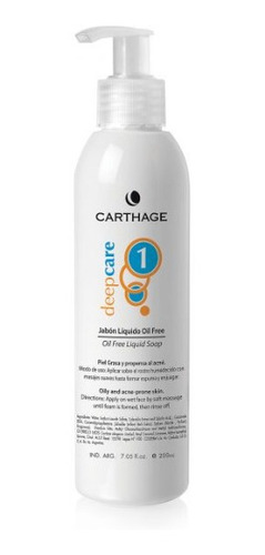 Deep Care Jabón Líquido Oil Free Piel Grasa/ Acné Carthage