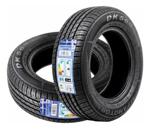 Kit 2 Pneus Aro 14 175/65r14c Alfamotors Dk569 Velocidade T