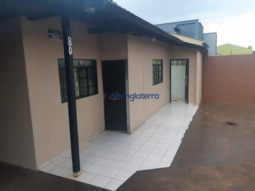 Casa À Venda, 120 M² Por R$ 220.000,00 - Jardim Império Do Sol - Londrina/pr - Ca0974