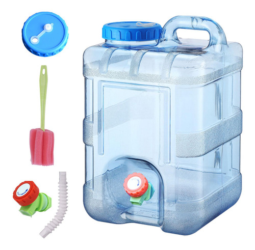 Contenedor De Agua Con Espita, Jarra De Con Tapa De Manguera