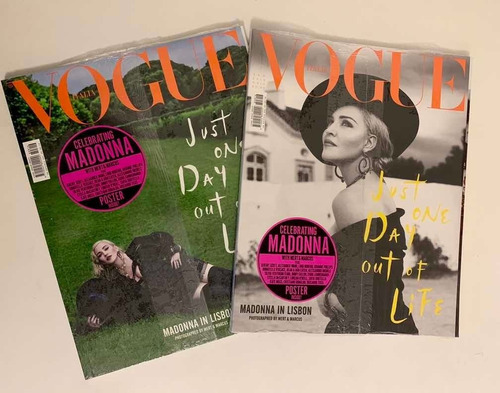 Madonna Revista Vogue Italia 2018 X 2 Selladas Envio Gratis