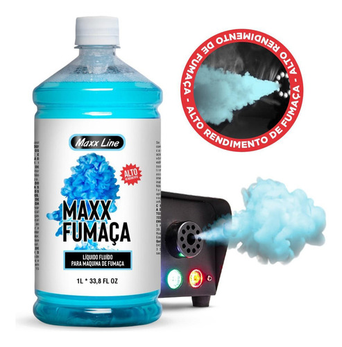 Liquido Para Maquina De Fumaça Azul 1 Lt