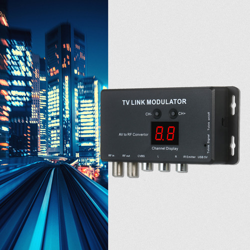 Modulador Tvlink A Extensor Ir Y Convertidor Modulador Rf Av