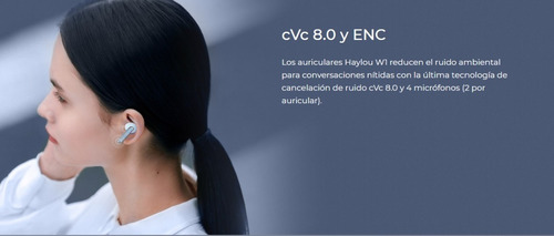 Auriculares Bluetooth Inalámbricos Haylou T Series W1 Dongguan Liesheng - Blancos