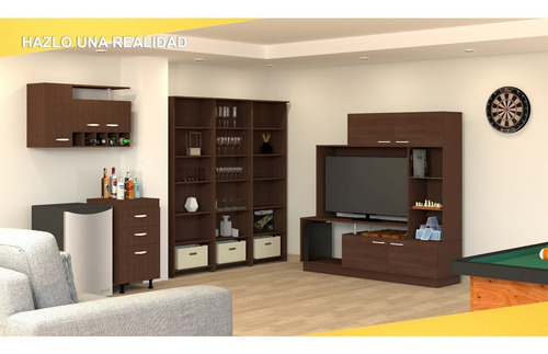 Imagen 7 de 9 de Mueble Casa Lista® Hogar - Mueble Biblioteca Alta