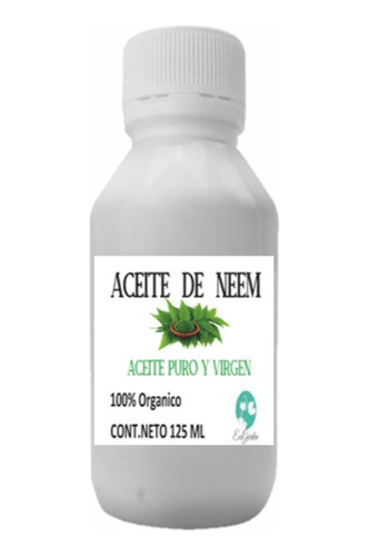 Aceite De Neem 125 Ml Virgen 100% Puro Organico Natural