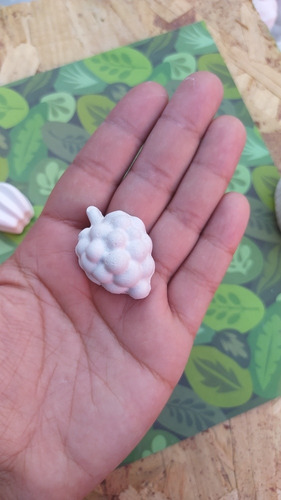 Imagen 5 de 7 de Pack 10 Mini Figuras De Yeso Para Pintar Diseño Frutas