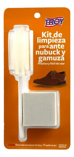 comprar Kit Troy Limpieza Cepillo Ante Nobuck Gamuza Facil Uso